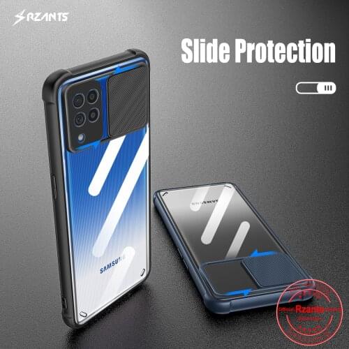 Rzants For Samsung Galaxy M62 F62 Galaxy A12 M12 Soft Casing [Lens Protection] Luxury Case Clear Back Cute Cover Phone Shell