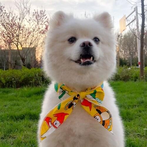 Dog Cooling Pure Scarf Adjustable Safety Pet Cooling Bib Dog Scarf Bandana Cooling Washable Reusable Pet Collar Accessories