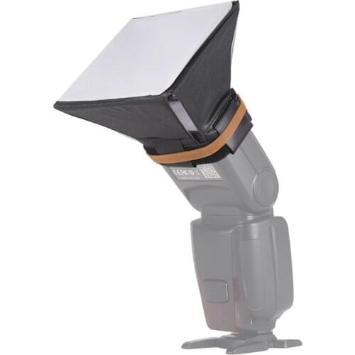 Portable Photography Flash Diffuser Mini Softbox Kit for Canon EOS Nikon Olympus Pentax Sony Sigma DSLR Speedlite Flash