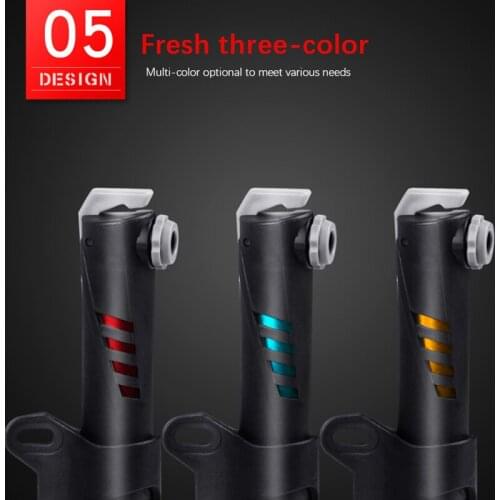 Mini Portable Bicycle Pump Tire Air Inflator Bike Pump Toy Balls Tire Inflator Valve Needle Hose MTB Bicycle Accessories