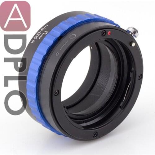 PRO Lens Adapter Suit For Ni.kon G to Ca.non EO.S M Camera(Blue)