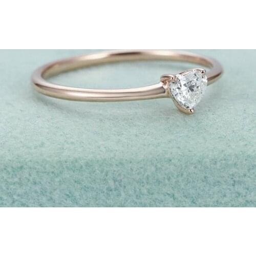 Simple Love Ring Personality Student Korean Heart Ring