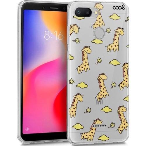 Case Xiaomi Redmi 6/6A Clear Giraffes