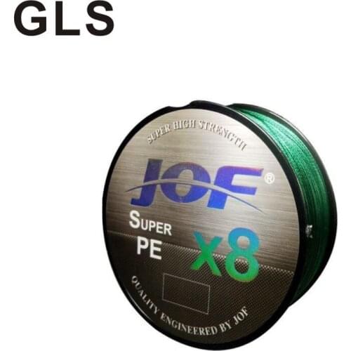 GLS brand 8 series PE strong horse fishing line 100 meters super tensile, anti-wear, stable, strong and anti-bite fishing line