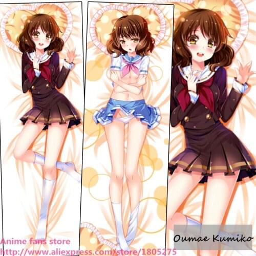 Cute Japanese Anime Pillowcase Sound! Euphonium Oumae Kumiko Sexy Kawaii pillow case decorative Hugging Body