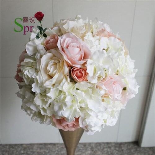 SPR NEW!!Free shipping! wedding road lead artificial flower ball wedding table flowers centerpiece flower balls decoration