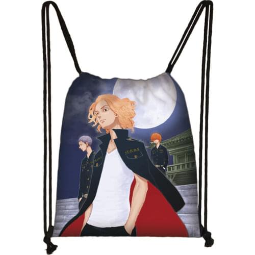 Weeds Leaf Printed Drawstring Bag Childrens Casual Backpack Womens Fashion Dustproof Storage Bag