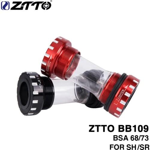 ZTTO BB109 BB68 BSA68 bsa73 GXP MTB Road bike External Bearing Bottom Brackets for parts Prowheel 24mm BB 22mm GXP Crankset