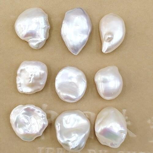 1pc Natural Freshwater Baroque Pearls 15~20mm Irregular Loose Beads for Charms Jewelry Making DIY Bracelet Necklace Accessories