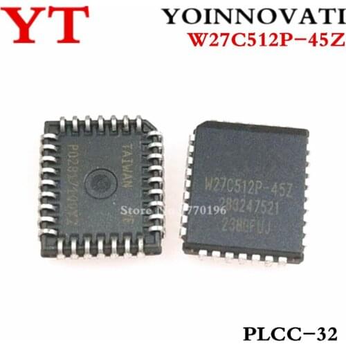 10pcs/lot W27C512P-45Z W27C512P W27C512 PLCC-32 IC