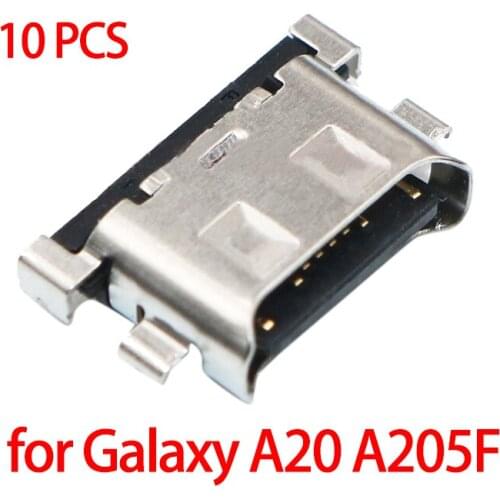 10 PCS Charging Port Connector for Samsung Galaxy A20 A205F/A30 A305F/ A40 A405F/ A50 A505F/A60 A605F