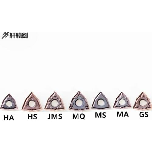 10PCS WNMG080404 WNMG080408 HA HS JMS MQ MA MS XM9030 CNC Lathe Carbide Inserts For Machining Stainless Steel