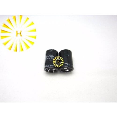 10PCS x 100% New 680UF 200WV 200V 25X35 Snap in Aluminum Electrolytic Capacitor