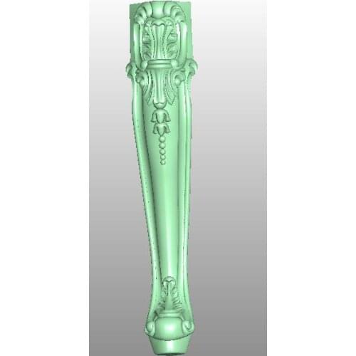 3D model STL format file for cnc router engraving furniture sofa cabinet chair leg pattern Artcam 810