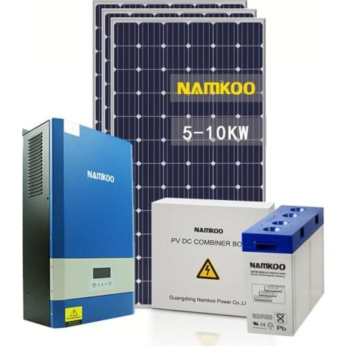 5KW 10KW Complete Home Solar Panel / 2KW 3KW Solar System With Battery Backup