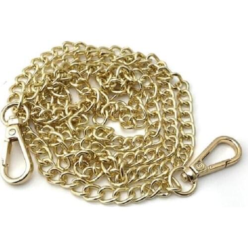 5pcs / 1lot) Luggage Handbag Hardware Accessories 120cm Open Spring Hook Buckle Matching Shoulder Strap Chain