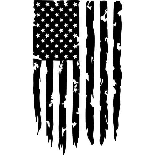 American Flag Truck Tailgate Vinyl Decal USA Sticker Compatible with Most Pickup Trucks