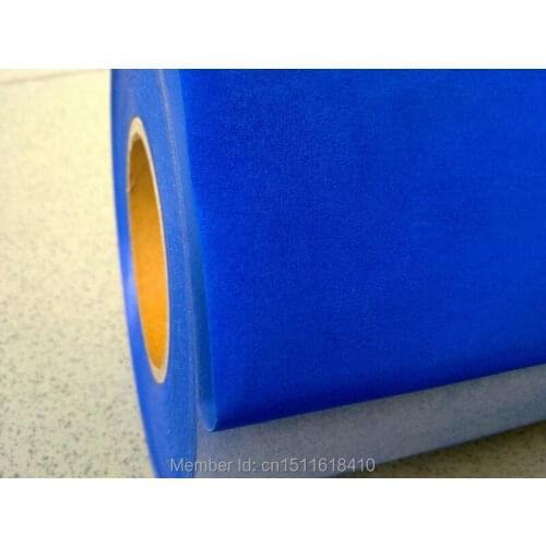 CDF-06 Royal blue t-shirt vinyl flim,flock heat transfer vinyl design for t-shirt free shipping
