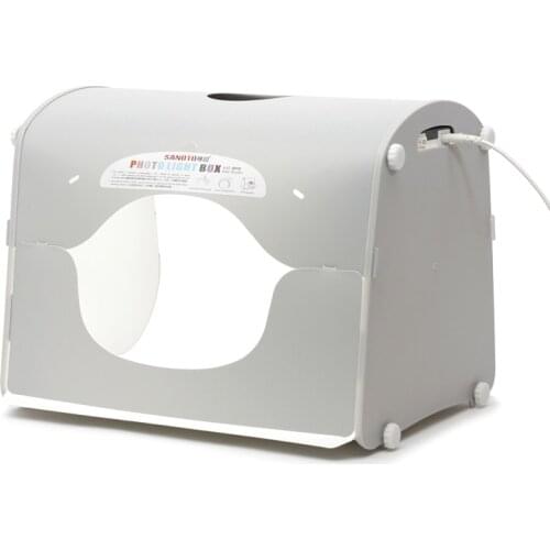 SANOTO Brand Portable Mini Photo Studio Photography Backdrop Dimmable Light Photo Box Softbox Table Top Shooting Tent Kit K40