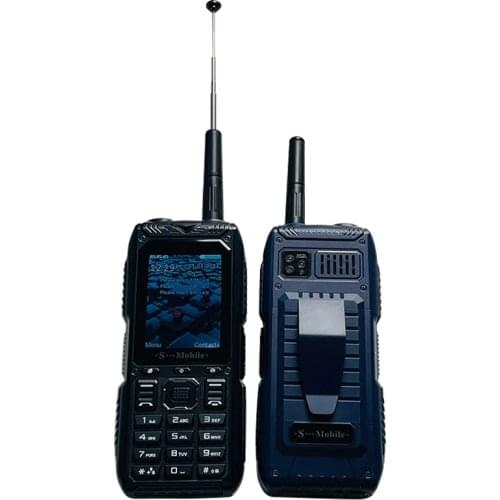 Three Sim Cards Durable Outdoor Large Power Mobile Phone Flexible Antenna Good Signal Powerbank Whatsapp Quick Dial Torch