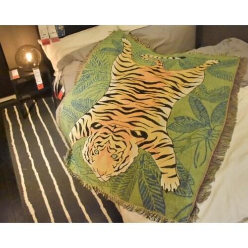 Creative Tiger Throw Blankets Decorative Tapestry Leisure Blanket Cover Sofa Blanket For Beds Carpet Picnic Mat Home Decor