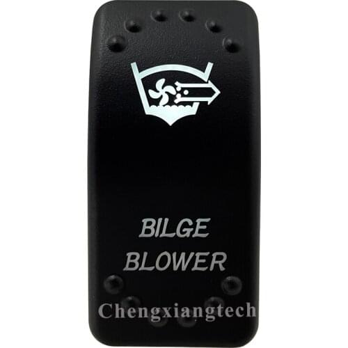 12v/24v Car Boat BILGE BLOWER Rocker Switch White Led Light 3 Pin SPST On Off Replacement for Carling ARB STYLE Waterproof IP66