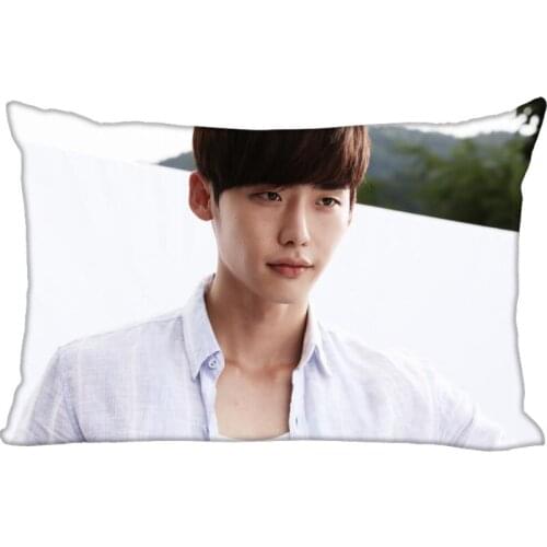 Lee Jong Suk Rectangle Pillowcase Zipper Wedding Custom Pillow Case 40X60cm,50X75cm(two sides)Pillow Cover #7.20