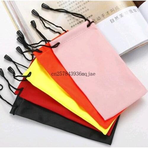1000pcs Pouches for Sunglasses Mp3 Soft Cloth Dust Pouch Glasses Bag Pouches Optical Glasses Carry Bag