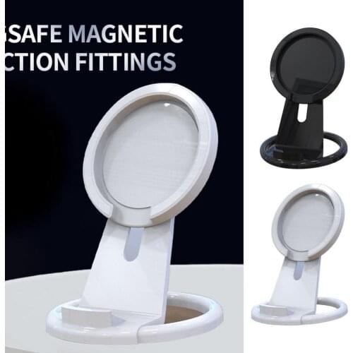 New Charger Holder For IPhone 12 Pro Max Magnetic Wirelesss Charger Phone Holder Stand Bracket Rotation Charging Support