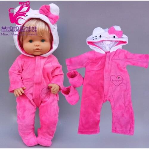 16" Baby Doll Clothes Fit 40cm Doll Nenuco Ropa Y Su Hermanita Kitty Rompers