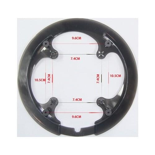 Dust-proof MTB mountain road bike 42T/44T plastic Chain wheel cover crank Chain Guard Ring crankset universal protect cap