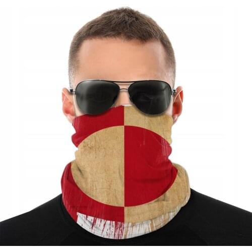 Greenland Flag Scarves Half Face Mask Unisex Fashion Neck Warmer Balaclava Bandanas Multi-functional Headband Cycling Hiking
