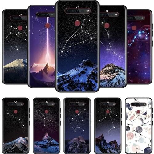 Signs constellation For LG G8 V30 V35 V40 V50 V60 Q60 K40S K50S K41S K51S K61 K71 K22 ThinQ 5G Phone Case