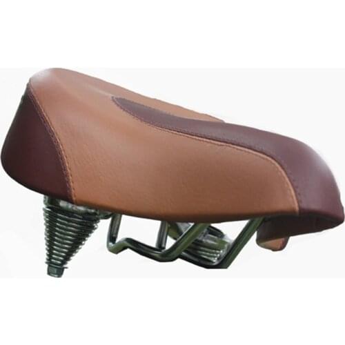 G03 Bicycle retro car commuter car beach bike saddle large pull down spring saddle conical spring saddle