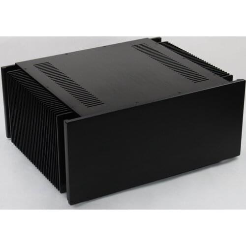 WA107 Full aluminum enclosure preamp chassis Power amplifier case / box 390*480*210mm