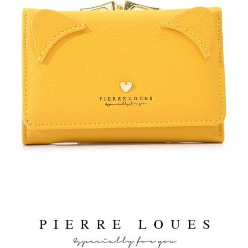 Ladies Wallet Cute Fashion High Quality Multifunctional Large Capacity Buckle Wallet