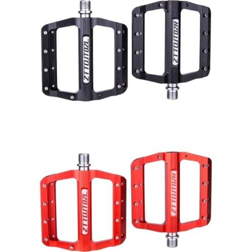 2 Pcs Mountain Bike JT02 Pedals Alloy Bearing Non-slip Bicycle Pedal Strong MTB Anti-skid Pins Bike Repair Modification for