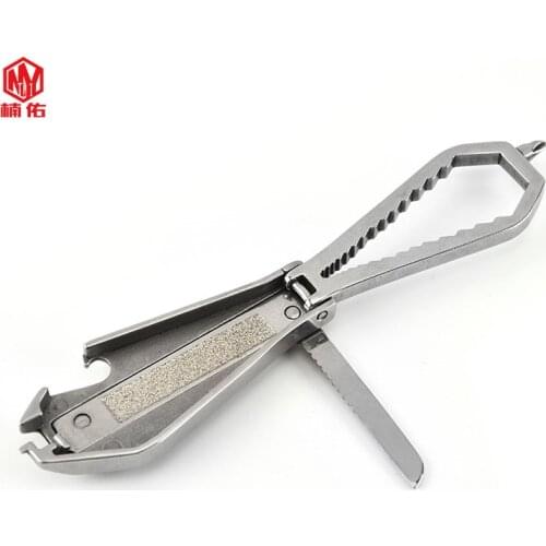 8 in 1 Multifunctional Stainless Steel EDC Portable Tool Multifunctional Outdoor Folding Screwdriver Wrench