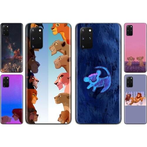 The Lion King Simba For Samsung S20 FE A91 A81 A72 A71 A52 A51 A42 A41 A32 A31 A21 A12 Lite Transparent Phone Case
