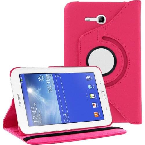 Cover Case For Samsung Tab E 7.0 Lite SM-T113 360 Degree Rotating Stand Case for Galaxy Tab 3 Lite 7" T110 T111 T116 Capa Glass