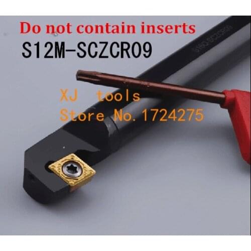 S12M-SCZCR09 93 Degrees Internal Turning Tool Holder For CCMT09T304 CCMT09T308 Insert Internal Boring Bar Lathe Machine