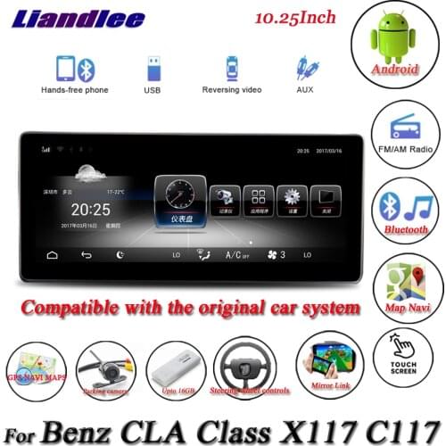 For Mercedes Benz CLA Class X117/C117 Car Multimedia GPS Navigation Player Android Screen Auto Radio Stereo Androidauto