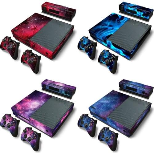 For Microsoft XBOX One Console Skins Vinyl Sticker Protector Wrap Controllers & Kinect Cover