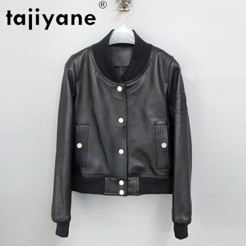 Winter Women Coats 2021 Genuine Leather Jacket For Women Real Sheepskin Jackets Female Clothing Mujer Chaqueta TN563