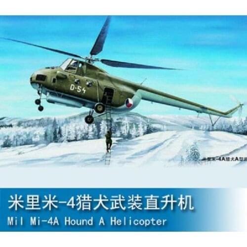Trumpeter 05101 1/35 MIL MI-4A HOUND A HELICOPTER aircraft model plane kit