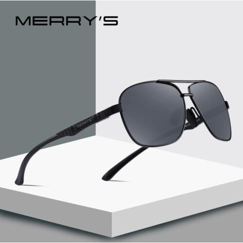 MERRYS DESIGN Men HD Polarized Sunglasses Aviation Alloy Frame HD Polarized Sunglasses For Men Driving UV400 Protection S'8157