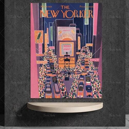 Poster and Prints The New Yorker 1928 March 10 Magazine Cover Canvas Painting Wall Art For Living Room Home Decor