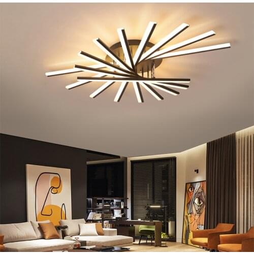 Living room lamp simple modern led ceiling lamp creative atmosphere home bedroom room Nordic lamps 2021 new