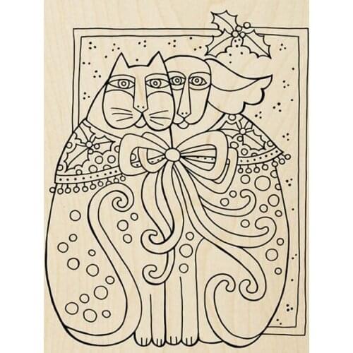Cat Clear Stamp Or stamp for DIY Scrapbooking/Card Making/Kids Fun Decoration Supplies A398