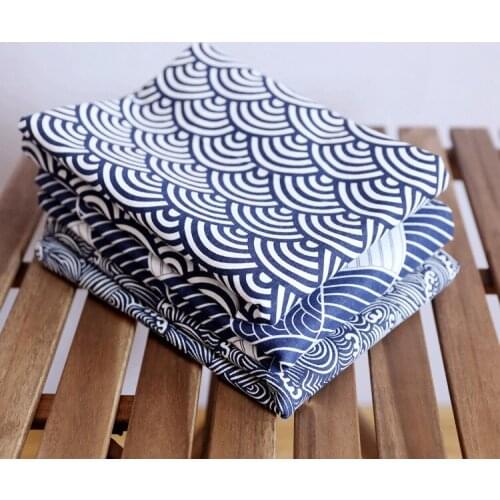 Retro and Japanese style cotton and linen cloth art table cloth coffee table table cloth literary fan photography background